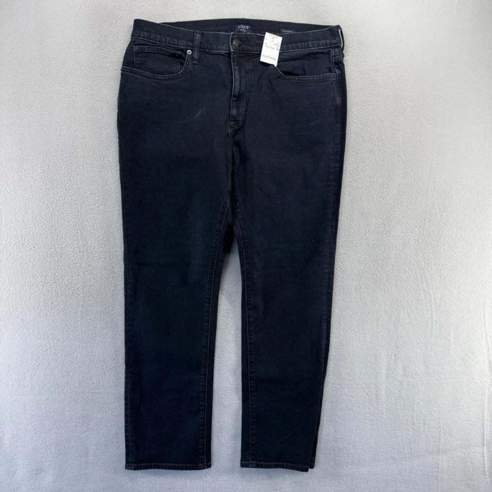 J.Crew Jeans Mens 34x30 Dark Straight Flex Denim Casual Cotton Flex 5 Pocket